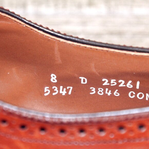 * NEW * $395 Allen Edmonds SANFORD 8 D Bourbon * add $15 new Cedar Trees - Picture 6 of 13